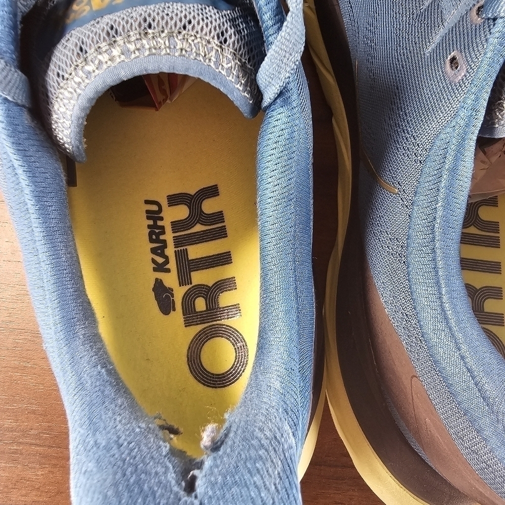 Hoka One One Mach 4 Running Shoes Men's Size 11.5 Dit have a little tear inside - Picture 5 of 9